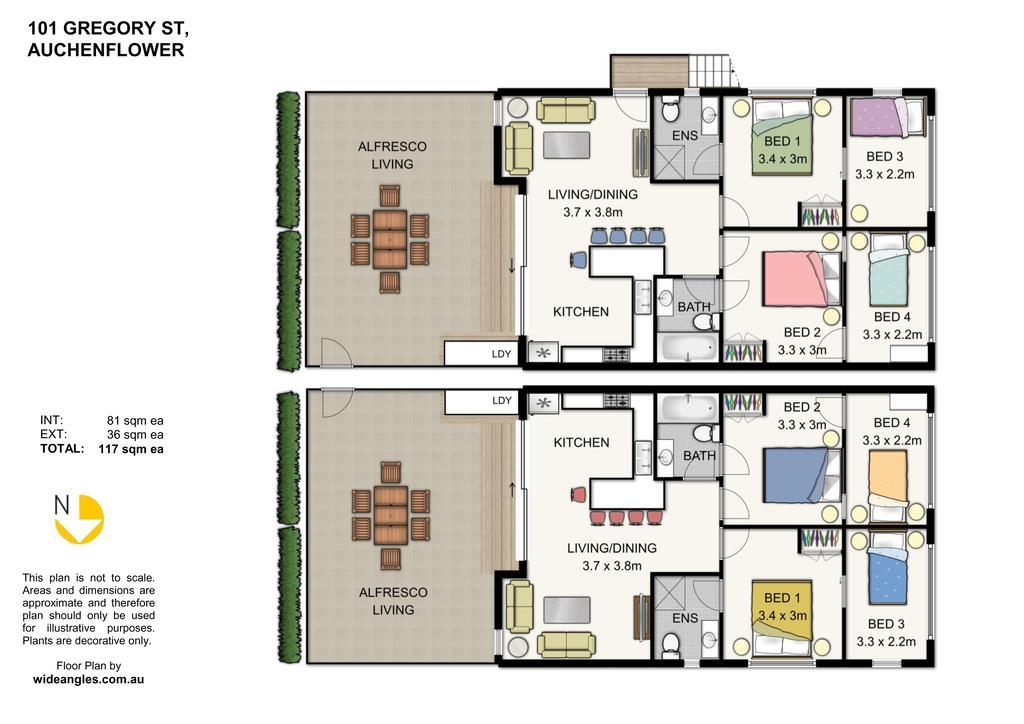 Milton Mews Townhouses & Studio Brisbane Buitenkant foto